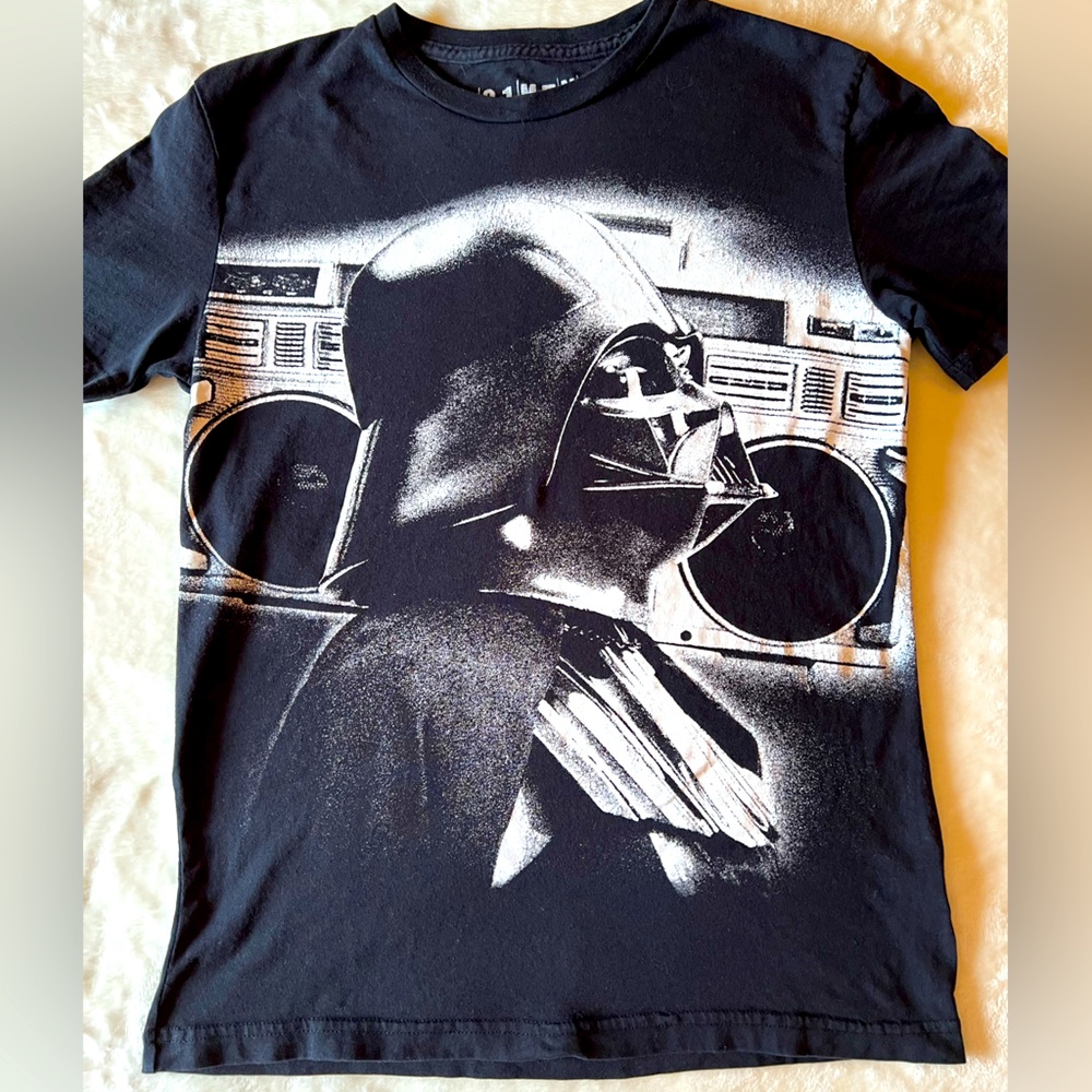 Star Wars Darth Vader With Boom Box Stereo T-Shirt